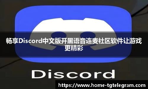 畅享Discord中文版开黑语音连麦社区软件让游戏更精彩